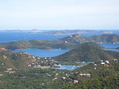 Bordeaux Mountain Trail, day hike with panoramic views in St. John, U.S. Virgin Islands