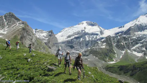 Hiking in the Vanoise National Park in the French Alps, 3 days