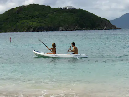Kayaking in Hurricane Hole and the Coral Reef National Monument in St. John