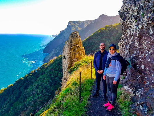 Easy day hike in Madeira from Boca do Risco to Larano