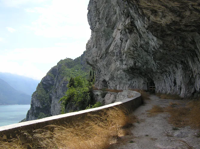 Sentiero dei Contrabbandieri, The “Smugglers’ Way” via ferrata in Pregasina, near Arco