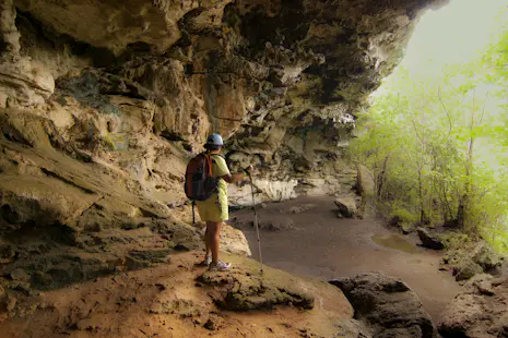 Half-day guided tour of the caves of Cabarete in El Choco National Park