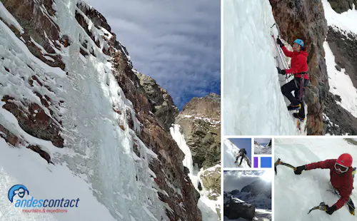 5-day Icefall climbing course near Santiago, Chile