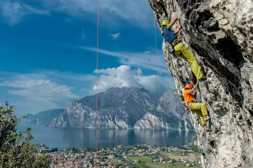Curso de escalada en roca de 3 días en Arco, cerca del Lago de Garda (Italia)