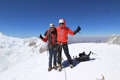 Climb Ishinca (5,535m) & Tocllaraju (6,035m) in the Cordillera Blanca, 6 days