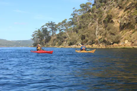 Hobart’s cliffs, caves and beaches, Kayaking day tour in the Tinderbox Marine Reserve