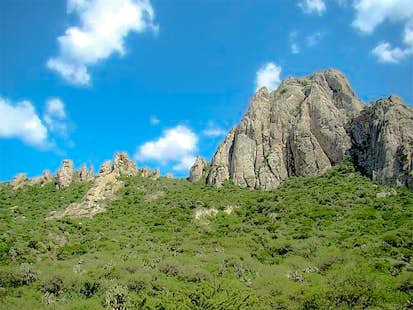 Multi-pitch rock climbing day on Peña de Bernal, near Querétaro