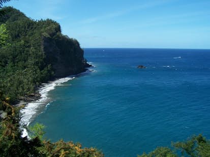 Day hike along the coast and through the forest from Le Prêcheur to Grand-Rivère, Martinique