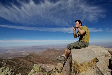 Day hike to the summit of Emory Peak in the Big Bend National Park