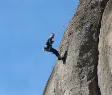 Rock climbing in the Pedra Azul State Park in Espírito Santo