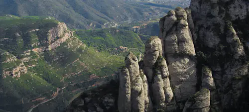 Excursión de trekking de 3 días en Montserrat: el Monasterio, Sant Jeroni (1,236m) y Agulles