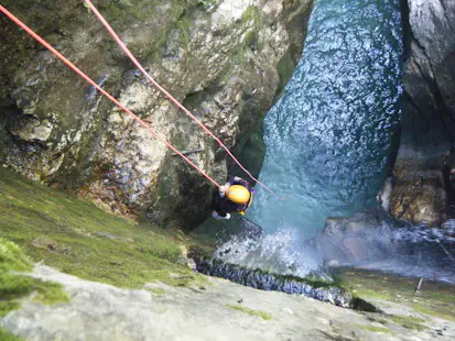 Barranco Sima del Diablo, Canyoning day in the Valle del Genal (Andalusia)