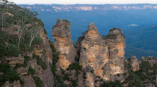 Day hike in the Blue Mountains National Park, from Sydney