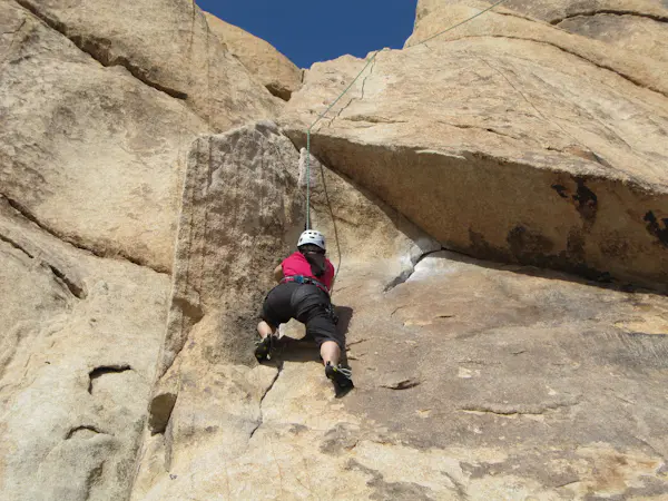Rock climbing day in the Joshua Tree National Park, near Los Angeles | United States