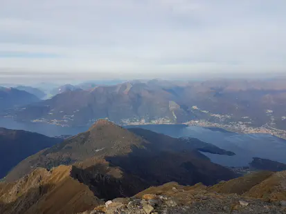 2-day Hike to the top of Monte Legnone (2,609m) on Lake Como with overnight in a mountain hut