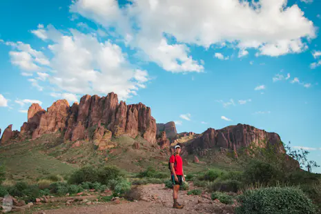 The Flatiron, Day hike in the Lost Dutchman State Park near Phoenix