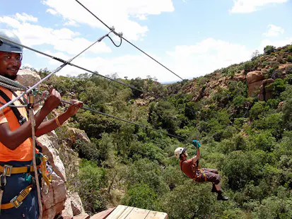 Half-day “Magaliesberg Canopy Tour”, Zip lining near Johannesburg