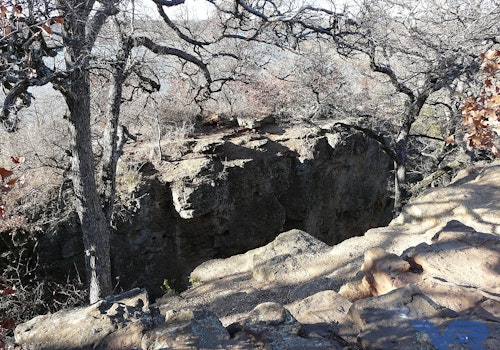 Rock climbing at Penitentiary Hollow (Mineral Wells State Park), near Dallas