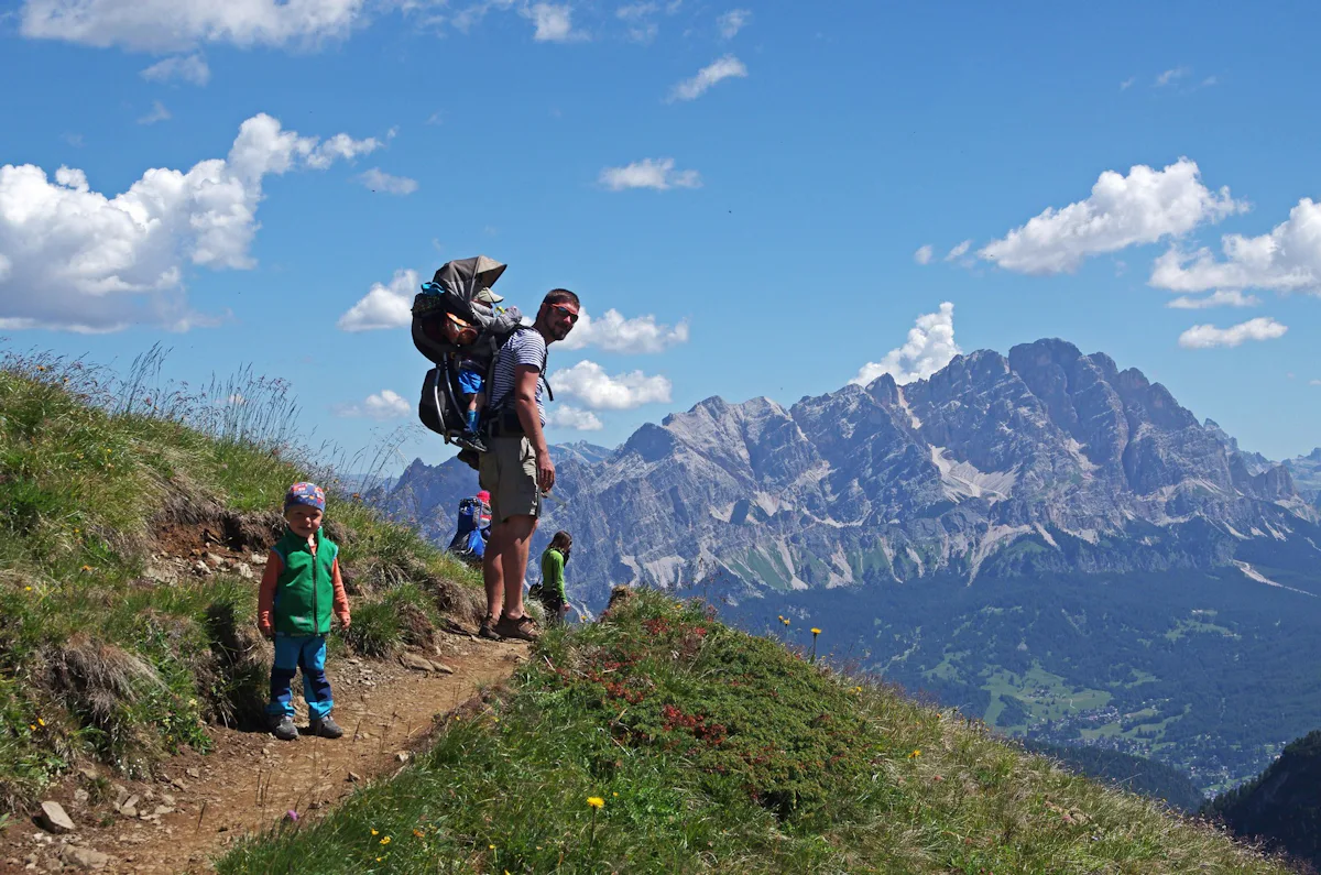 Family week in the Dolomites