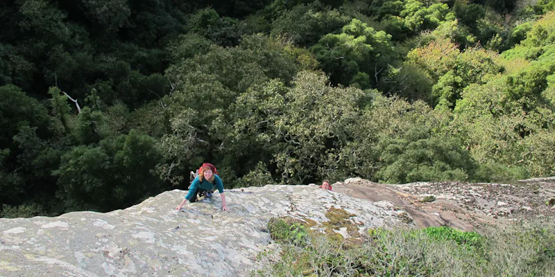 Rock climbing day in the Sintra-Cascais Natural Park, close to Lisbon
