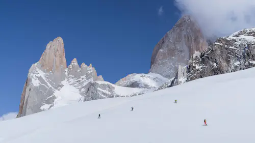 Ski touring clinic in El Chalten, Patagonia Sur