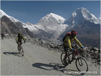 Mountain biking the Huascaran Circuit in the Cordillera Blanca, Peru (16 days)