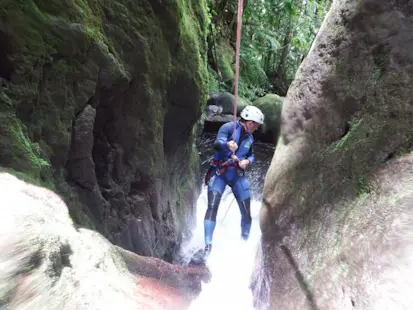 Basse-Terre Island canyoning day near Gourbeyre, Guadeloupe, Daily departures (Intermediate level)