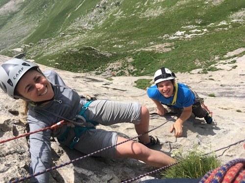 Rock climbing on Monte Mongioie in the Ligurian Alps (2 days)