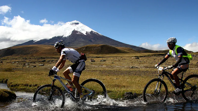 Mountain biking in Ecuador