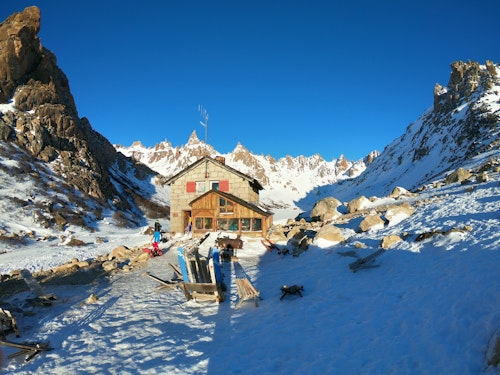 Ski touring from Refugio Frey in Bariloche, Patagonia Norte (3 days)