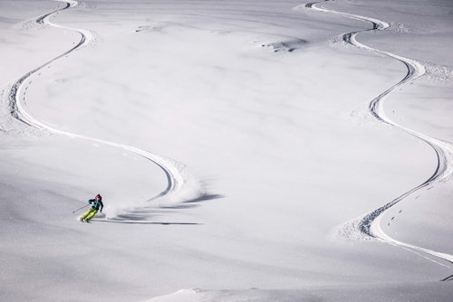 Freeride skiing tours in the Dolomites