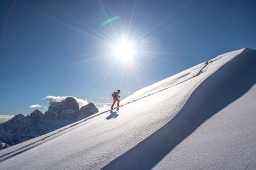Ski touring in the heart of the Dolomites, near Cortina d’Ampezzo