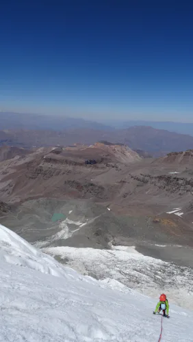 Climb Cerro El Plomo via the Glaciar Colgante route, near Santiago (5 days) 2
