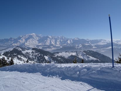 Ski touring in Combloux, Haute Savoie: “Le Plan des Dames”