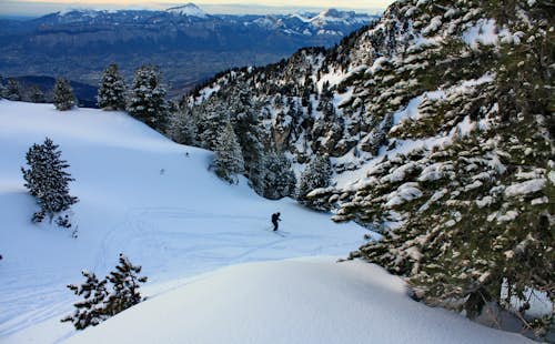 Ski touring day in Chamrousse (Isere): Bachat Bouloud – Croix de Chamrousse