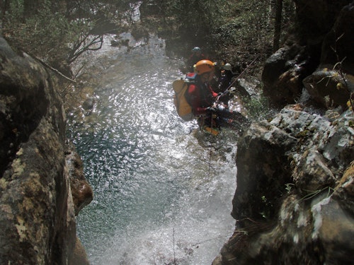 Canyoning day in Laberinto, close to Tepoztlan (Morelos)