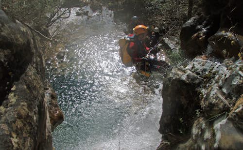 Canyoning day in Laberinto, close to Tepoztlan (Morelos)