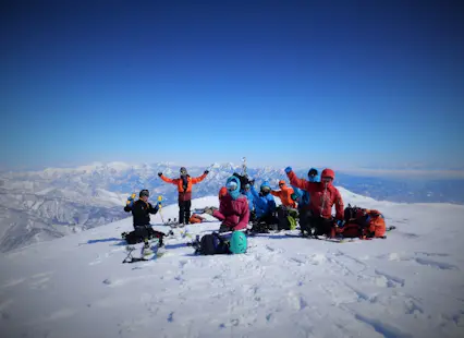 Guided backcountry ski tours for experts in Hakuba, Japan