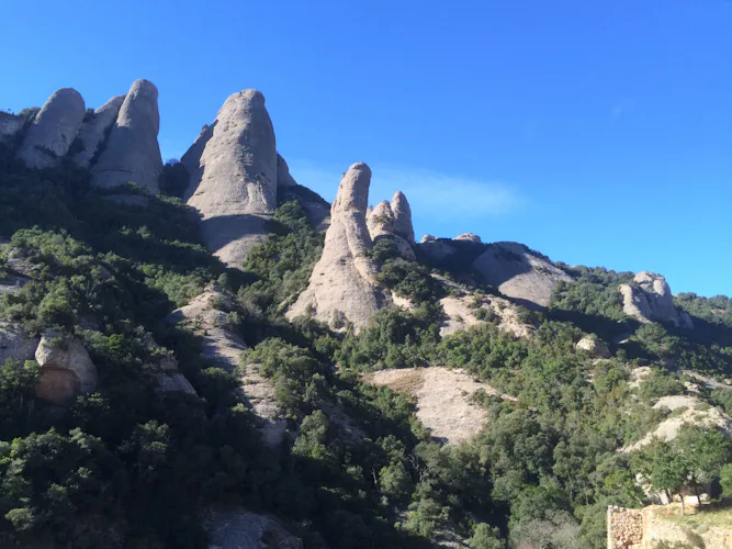 Hike on Montserrat and visit the Benedictine Abbey, near Barcelona