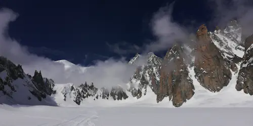 Journée de randonnée glaciaire facile sur le Mont Blanc, près de Courmayeur