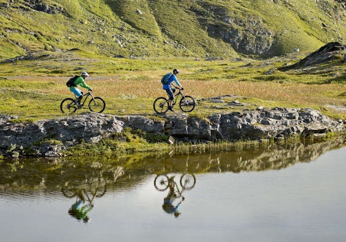 Singletrack mountain biking week in the Lyngen Alps, from Tromso