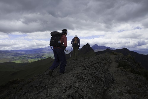 Hike to the top of the Rumiñahui Volcano in a day, near Quito