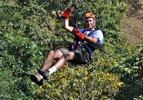 Family-friendly zip lining in Pucón, Chile