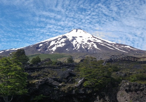 Half-day Hike near Pucón around volcanic Villarrica caves