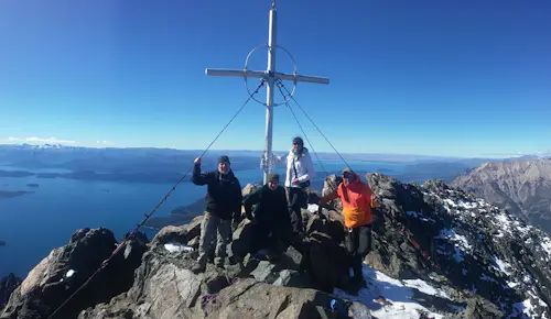 Trekking y escalada en roca en Cerro Capilla, Bariloche (2-3 días)