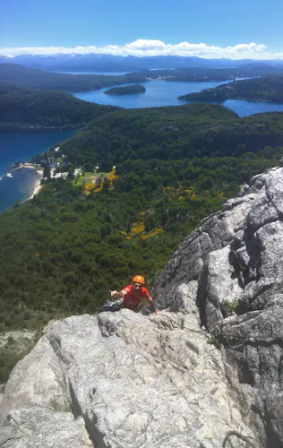 Día de escalada en roca en Cerro López, Bariloche