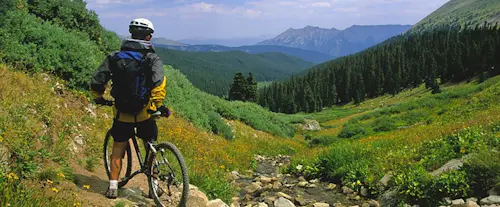 Half-day Mountain biking on trails near Vail