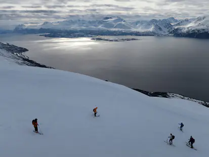 Sailing & ski mountaineering in northern Norway, 7 days from Tromsø to Alta