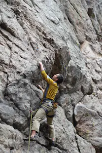 Advanced rock climbing day in Rifle Mountain Park, near Aspen