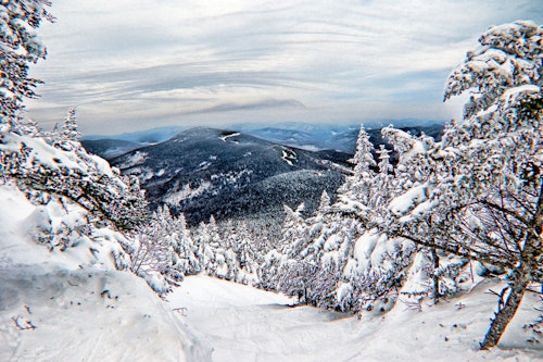 Backcountry skiing for experts in Killington, Vermont